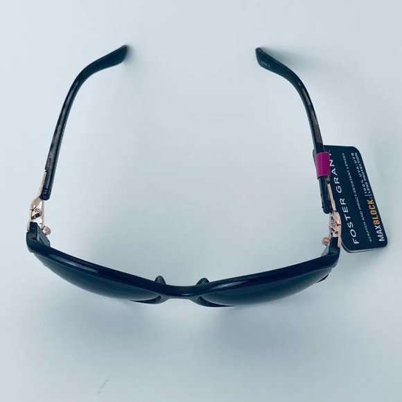 SG00761 Maxblock Ferosh Sunglasses 100% UVA/UVB Protect Oval Black Frame Women, - Picture 3 of 6